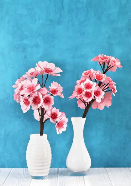 Free paper cherry blossom templates for Cricut.
