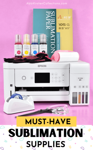 A guide to sublimation supplies for beginners. What it means to sublimate and where you can find the best sublimation supplies for your projects!