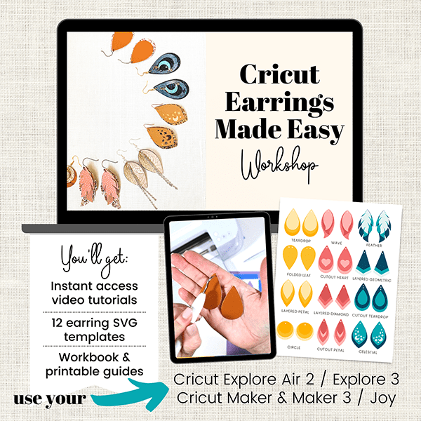 Amy Romeu's Cricut Earrings Made Easy Workshop