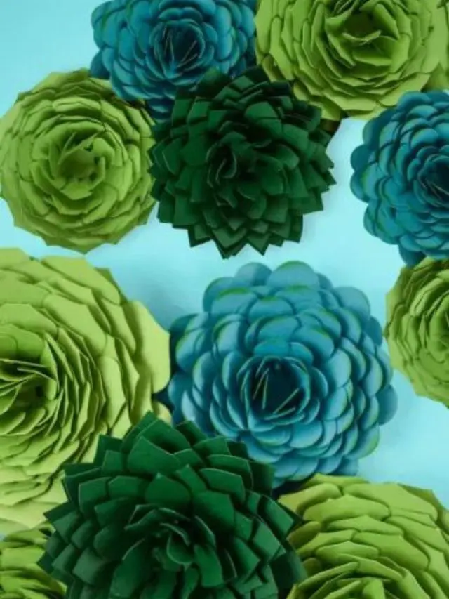 Paper Succulent Template_ How to Make Paper Succulent Flowers cover