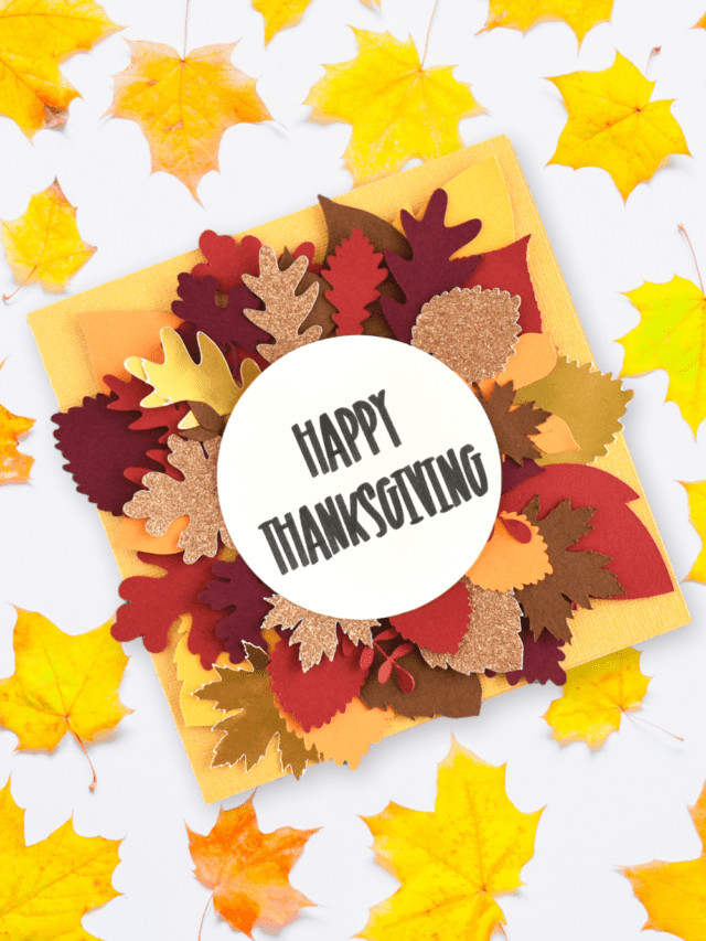 DIY Thanksgiving Card Tutorial Story