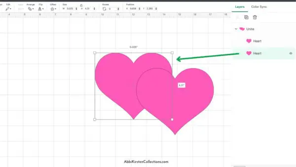 How to undo weld in Cricut Design Space. Using unite to undo weld.