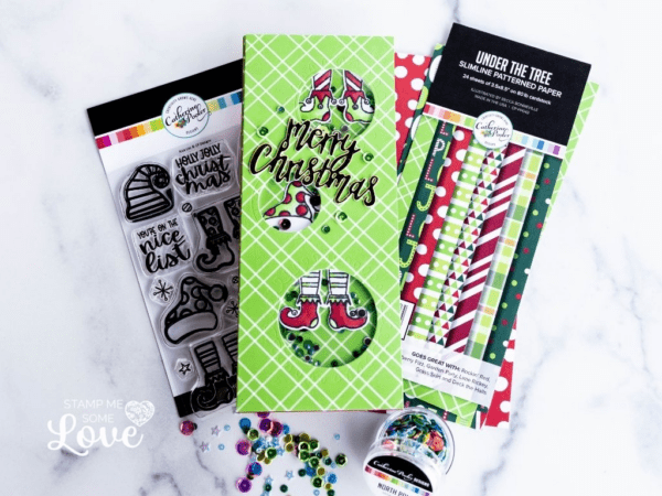 Slimline shaker card