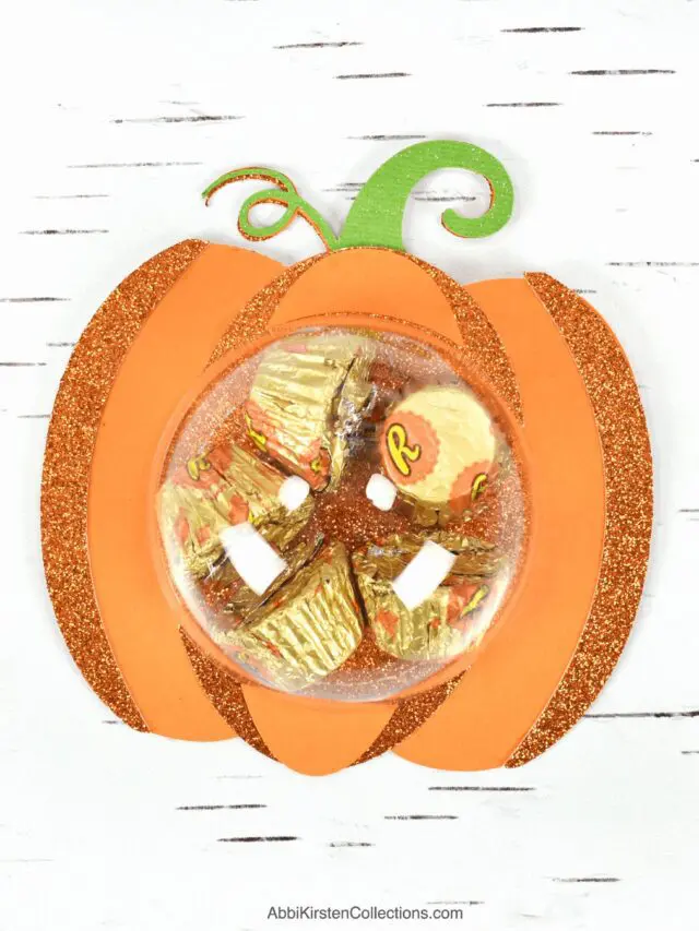 pumpkin candy holder