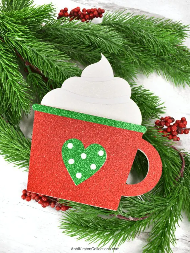 hot cocoa gift card holder