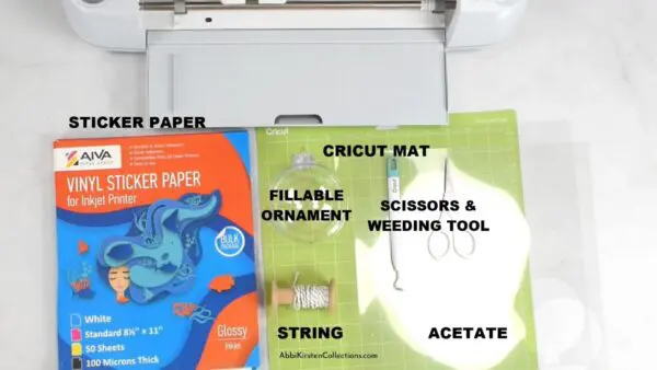 A grouping of crafting supplies