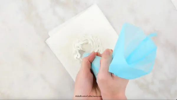 DIY faux whipped cream