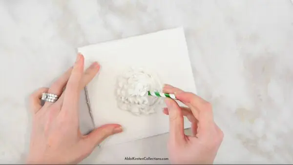 How to make faux whipped cream.