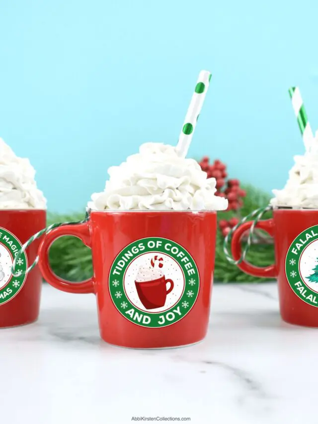 DIY Coffee Ornaments With Cricut: Easy Gift For Coffee Lover Story