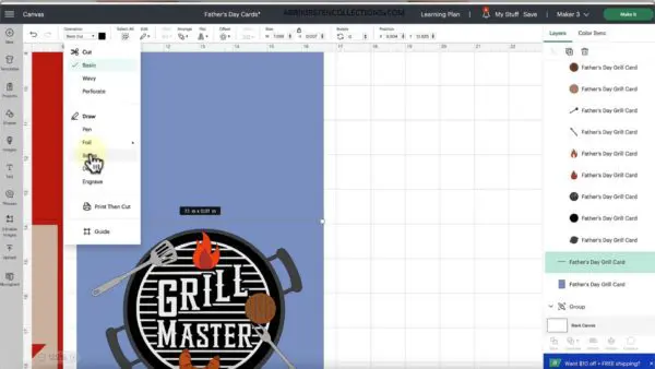 Changing operation type in Design Space
