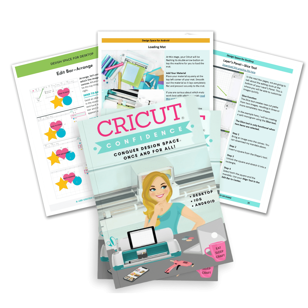 Cricut confidence ebook bonus for the Joy of Cricut Students