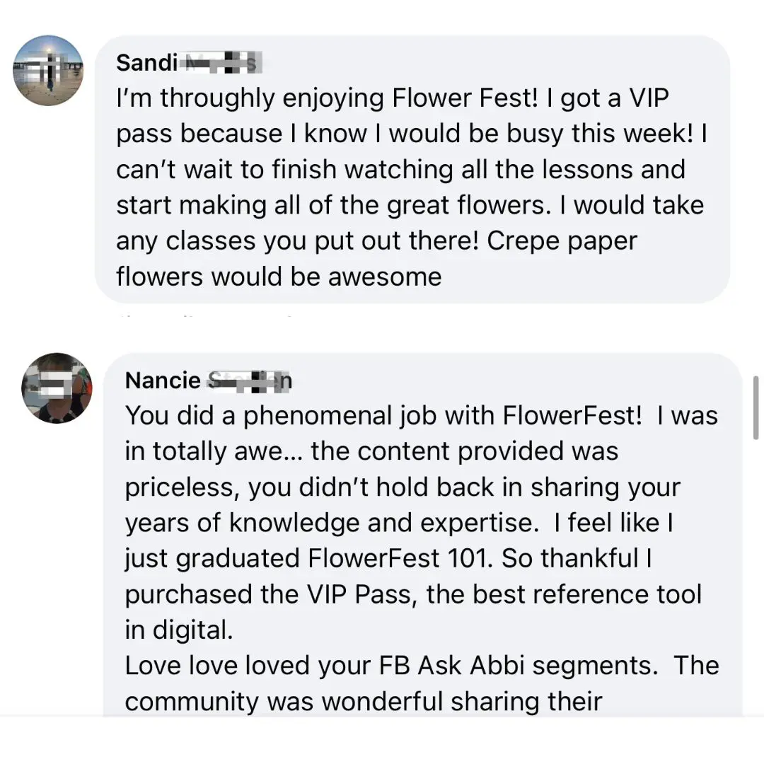 flowerfest VIP Pass reiew