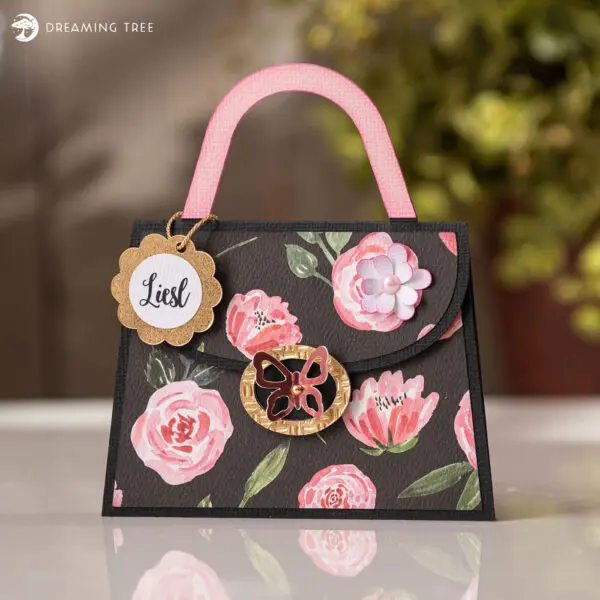 3D paper purse gift bag by Dreaming Tree