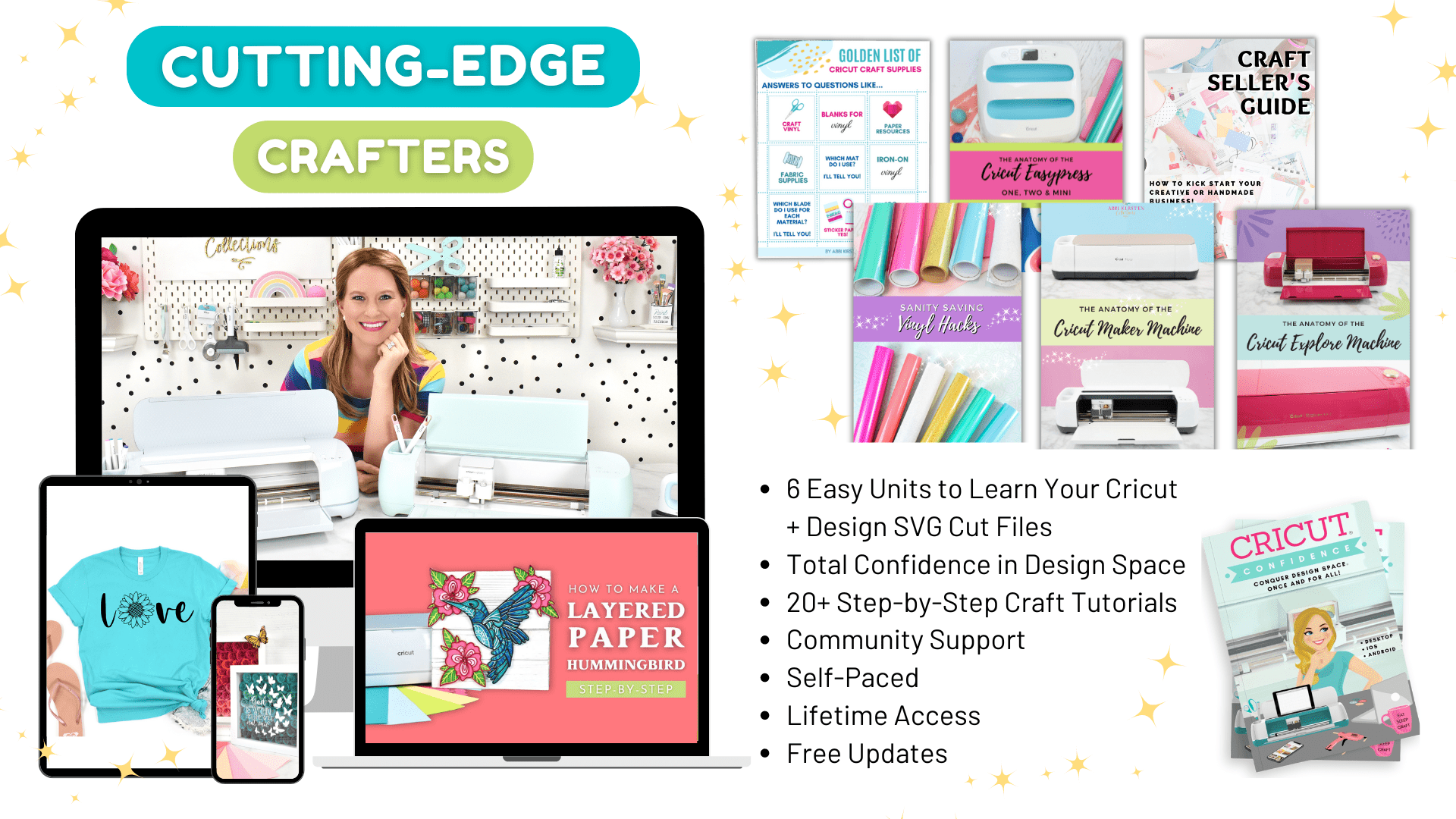Cutting Edge Crafers Cricut Master Course Mockup Image