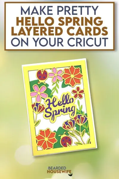 Spring card by the Bearded Housewife