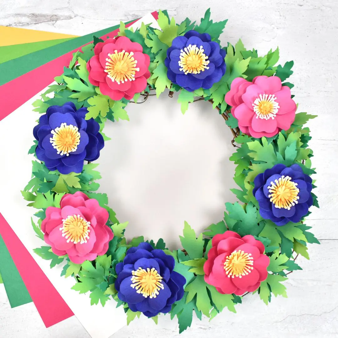 primrose flower wreath