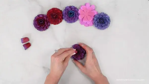 adding the small inner bud to the flower