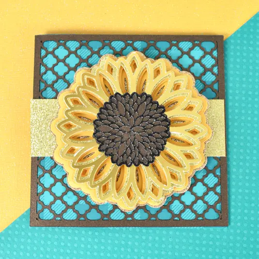 mandala sunflower design