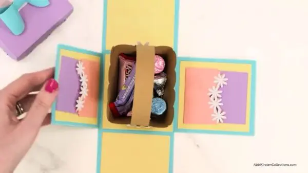 Candies inside treat box