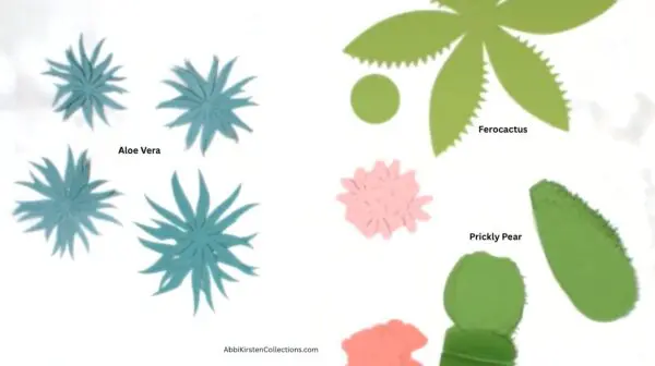 paper cactus cutouts