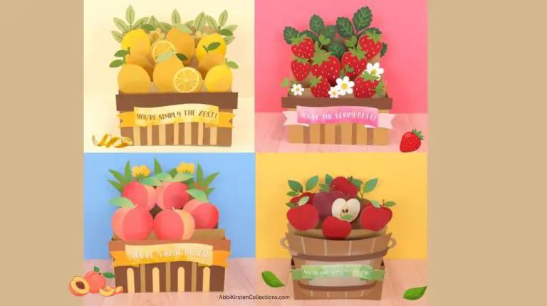 Fruit Pop-Up Cards