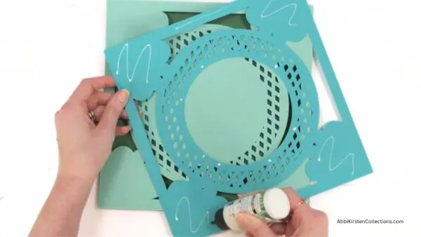 Gluing intricate layers to larger layers