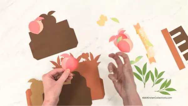 Peach design layers