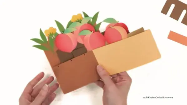 folded card with layers