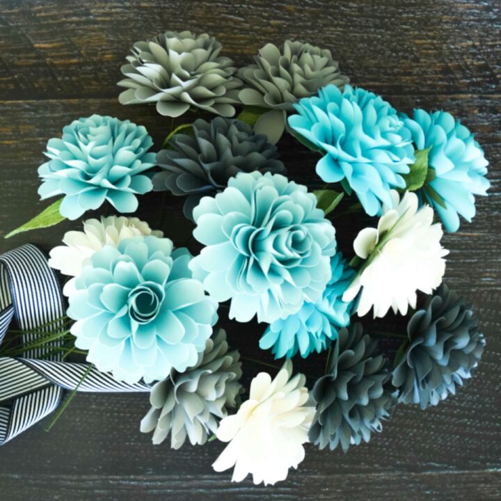 How to Make Small Paper Dahlia Flowers