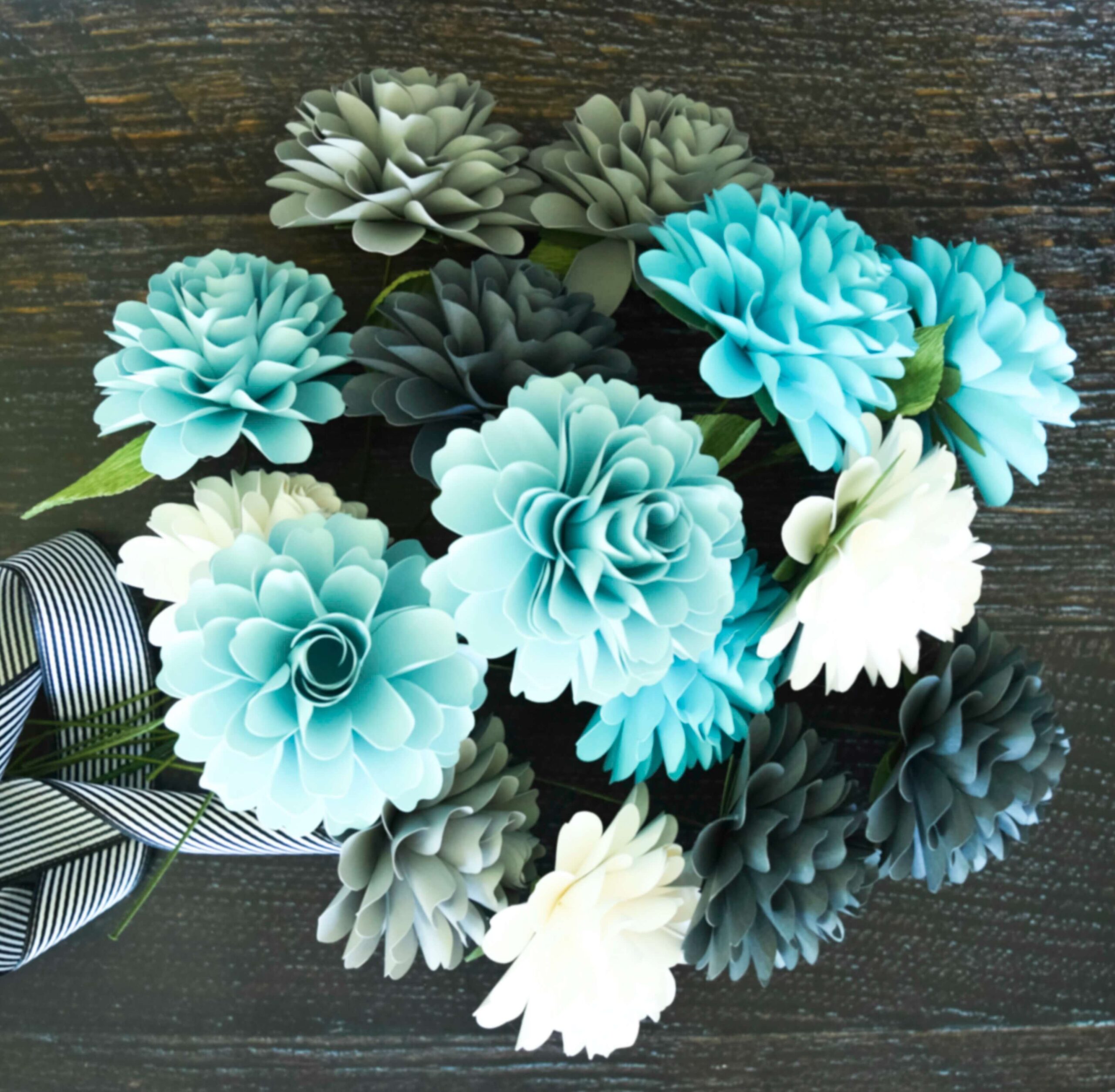 How to Make Paper Dahlia Flowers