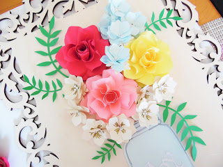 3D Paper Flower Wall Art- Home Wall Decor