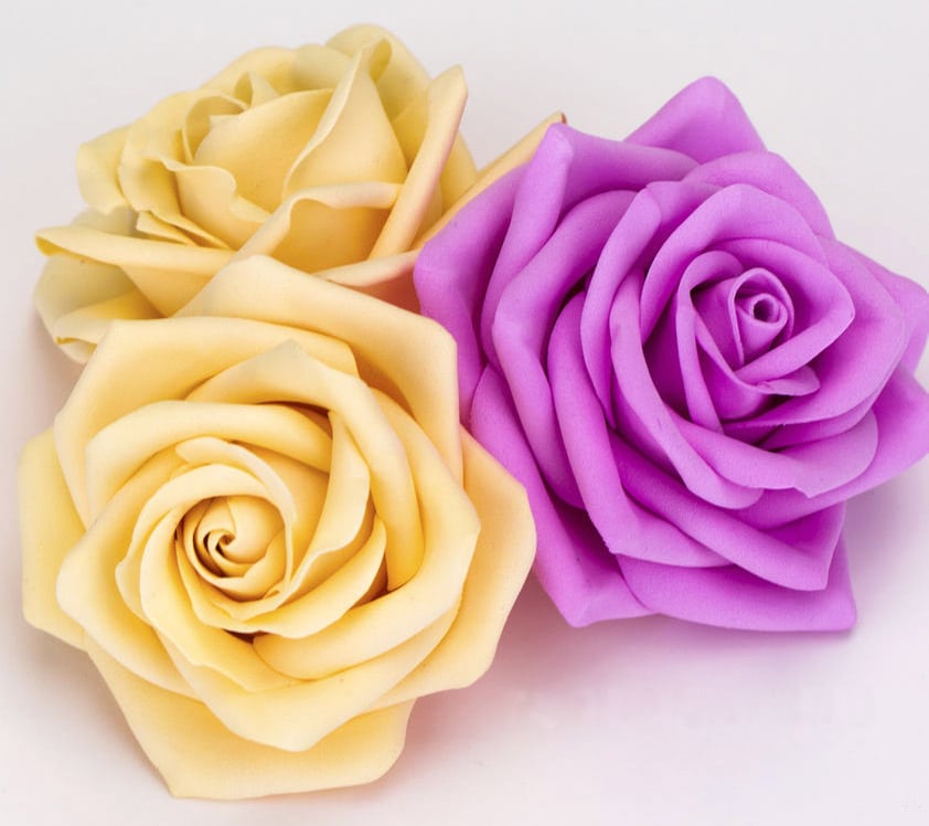 Delicate Rose of Foamiran. DIY Tutorial