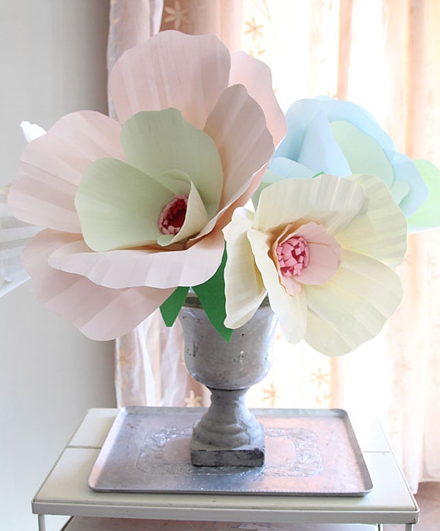 Giant Paper Flower Bouquet Centerpiece
