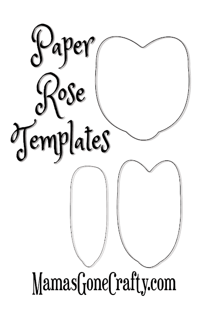 Rose petal templates deals