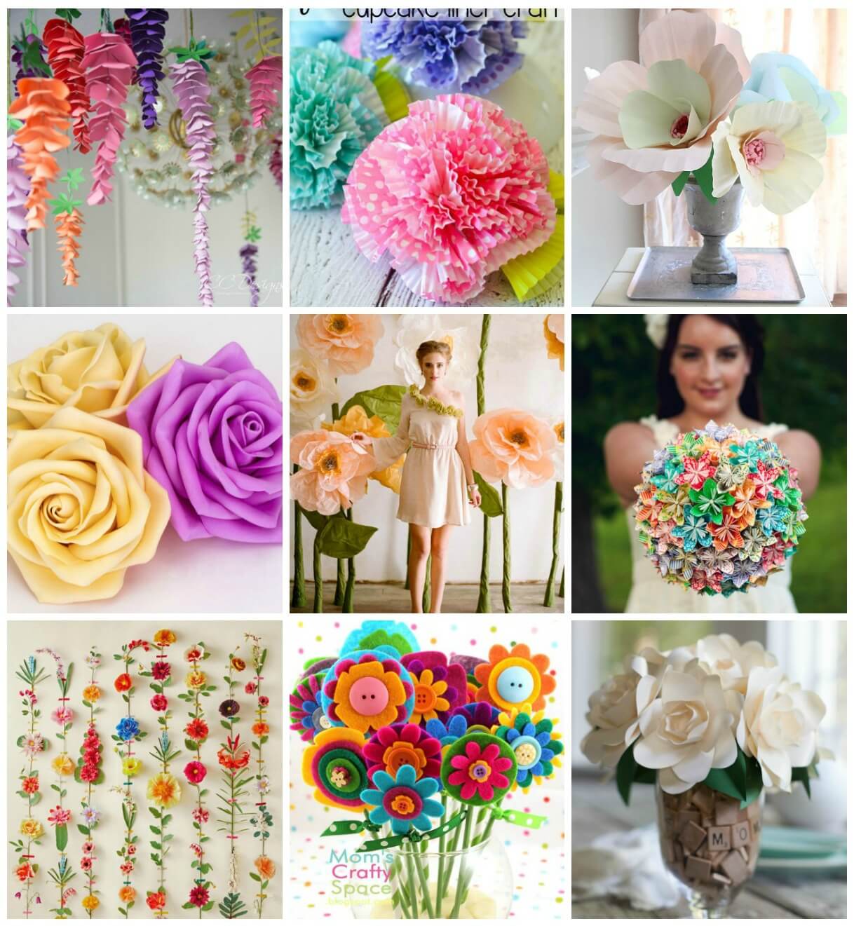 The Ultimate List of Handmade Flower Tutorials- 37 Inspiring projects