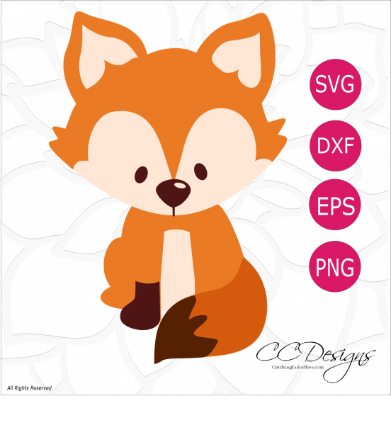 Free Fox SVG Cut File: Cute Woodland Animal SVG Cut Files