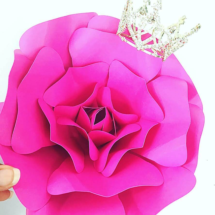 Giant Paper Rose Tutorial- Majesty Style Rose