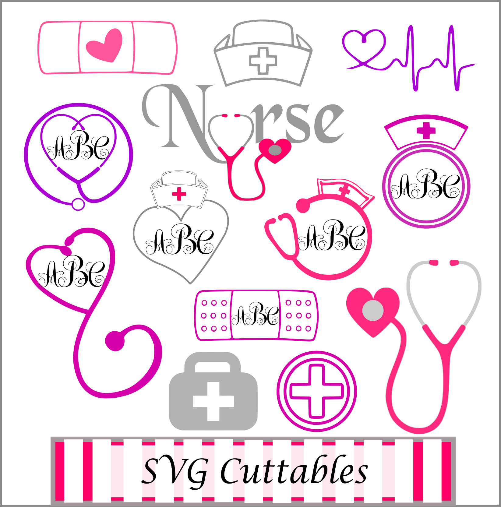 Free Nurse SVG Files: Free SVGs for Cricut and Silhouette
