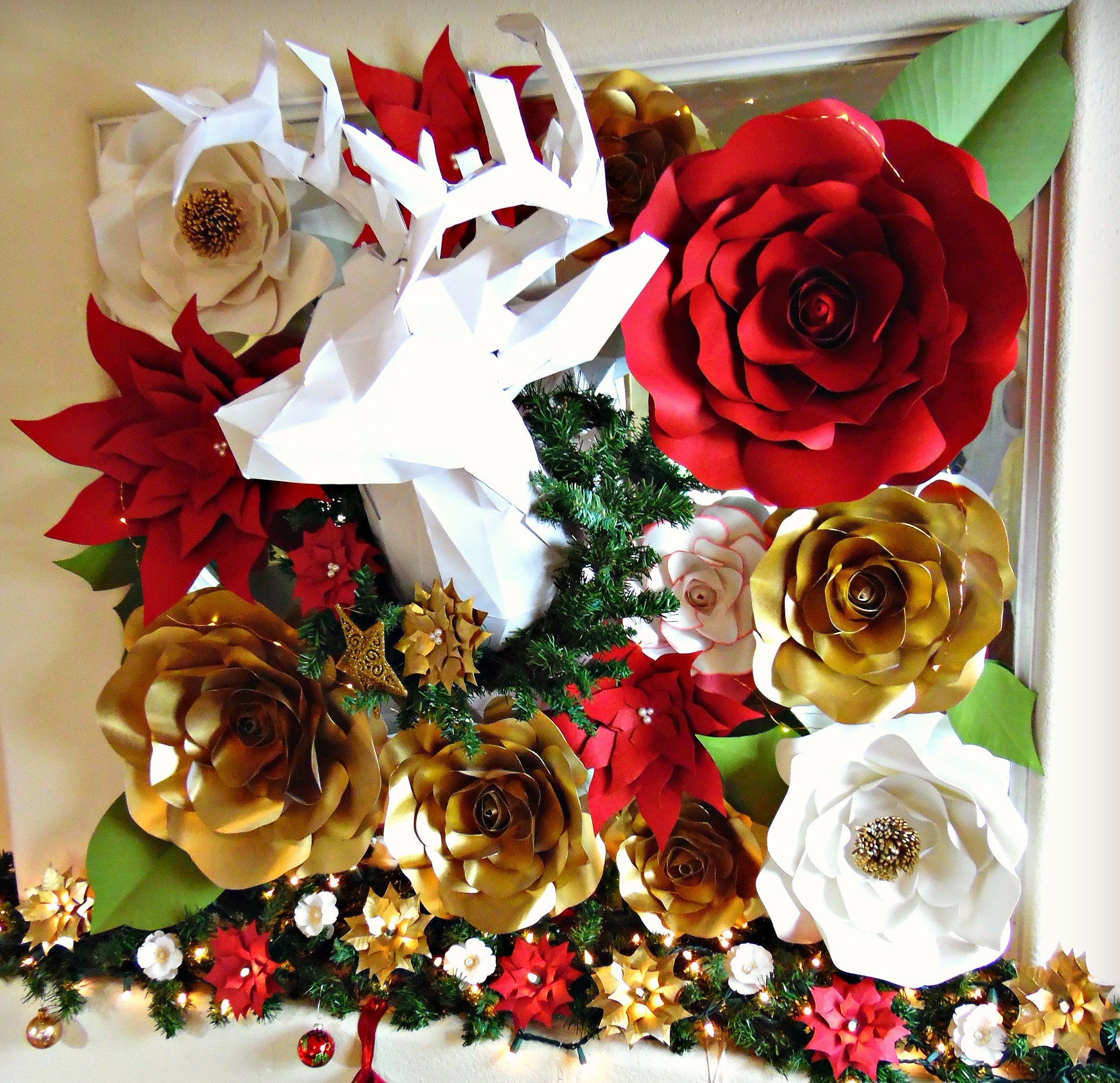 DIY Paper Christmas Home Decor