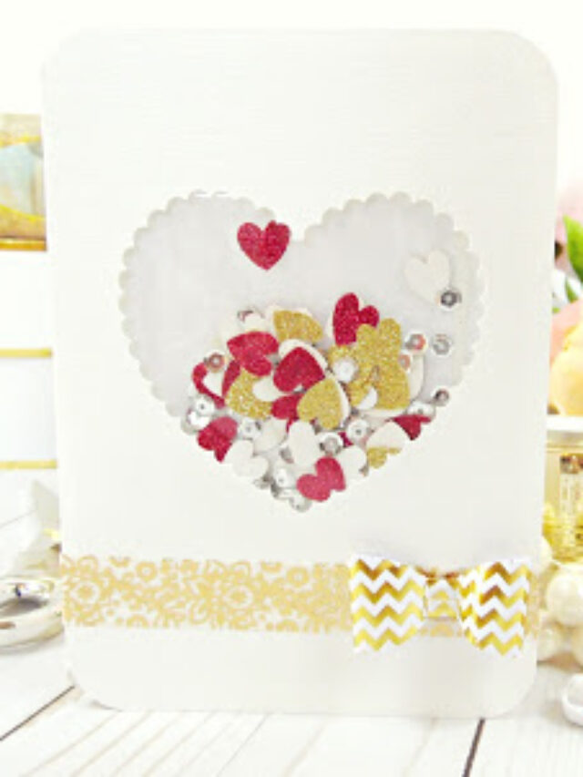 DIY Valentine’s Day Confetti Card Story