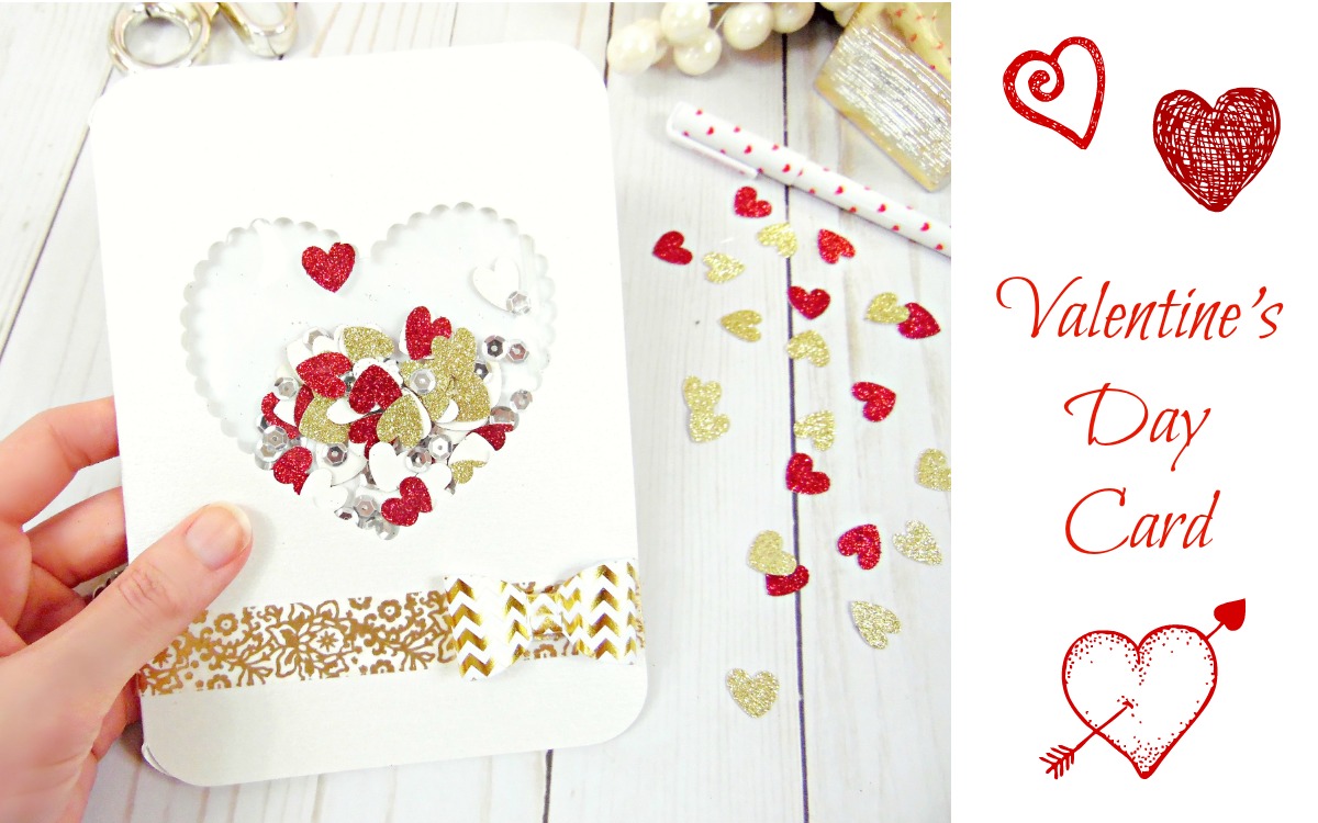 DIY Valentine’s Day Confetti Card