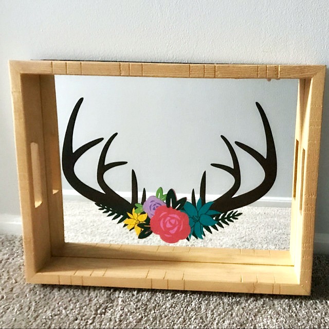 Free Deer Floral Antler SVG – Freebie Friday