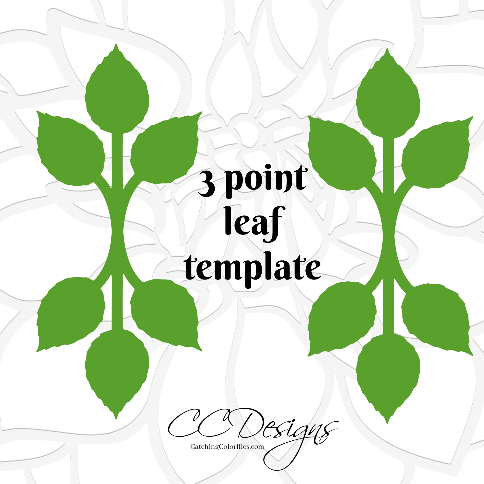 Paper Leaf Template – Ta Muchly Paper Blooms