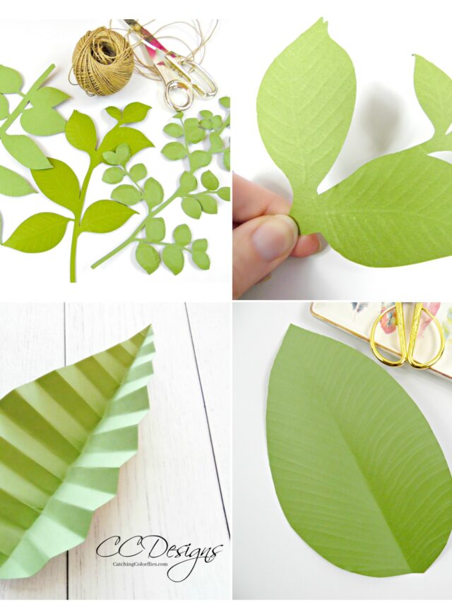 Easy Paper Leaves and Vines to Add to Your Paper Flowers Story