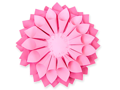 DIY Giant Dahlia Paper Flowers: How to Make Large Paper Dahlias