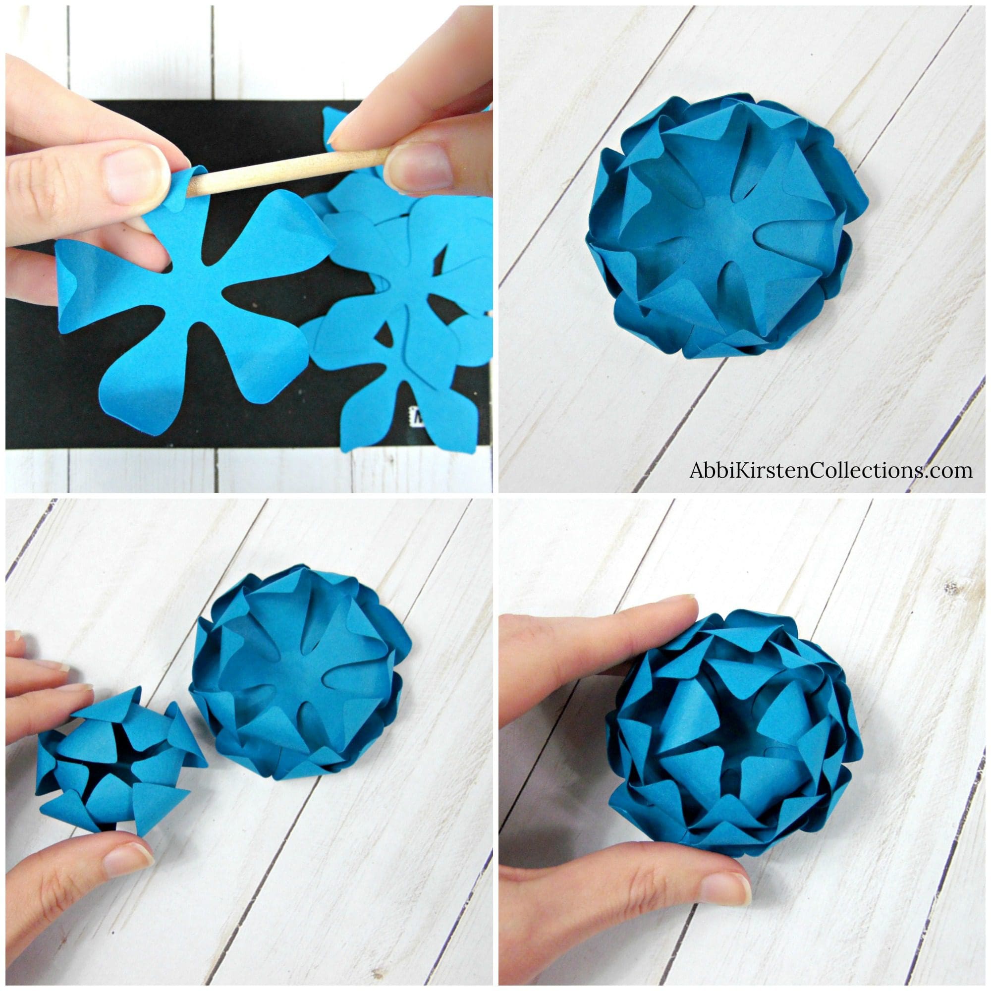 Small mum paper flowers