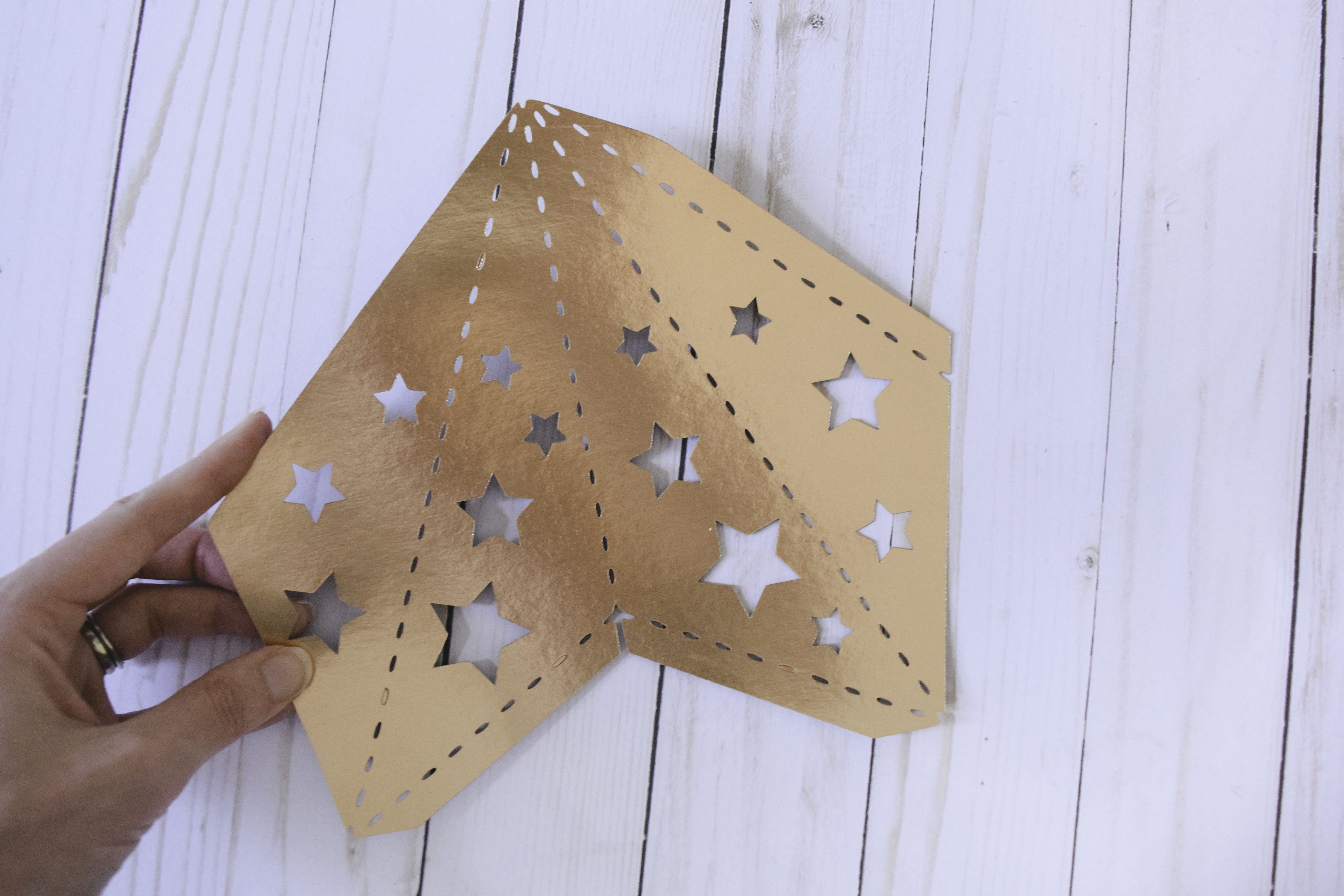 Gold Star template  Free Printable Papercraft Templates