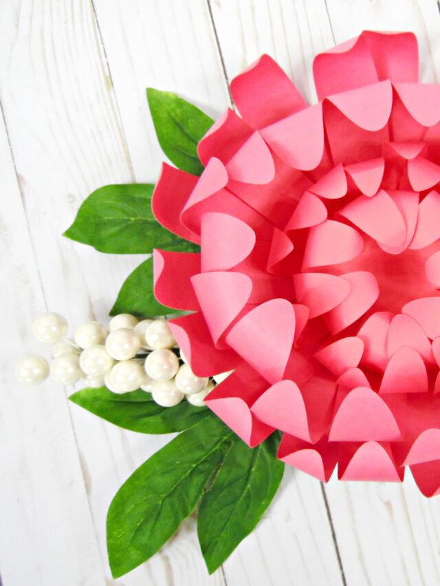 DIY Chrysanthemum Flower Tutorial Paper Craft Project Story