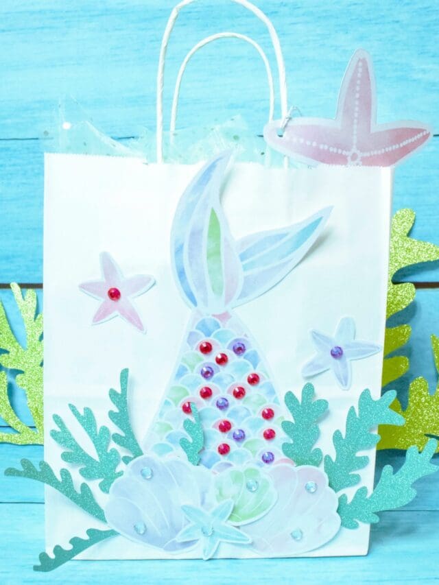 DIY Mermaid Party Gift Bag Story Abbi Kirsten Collections