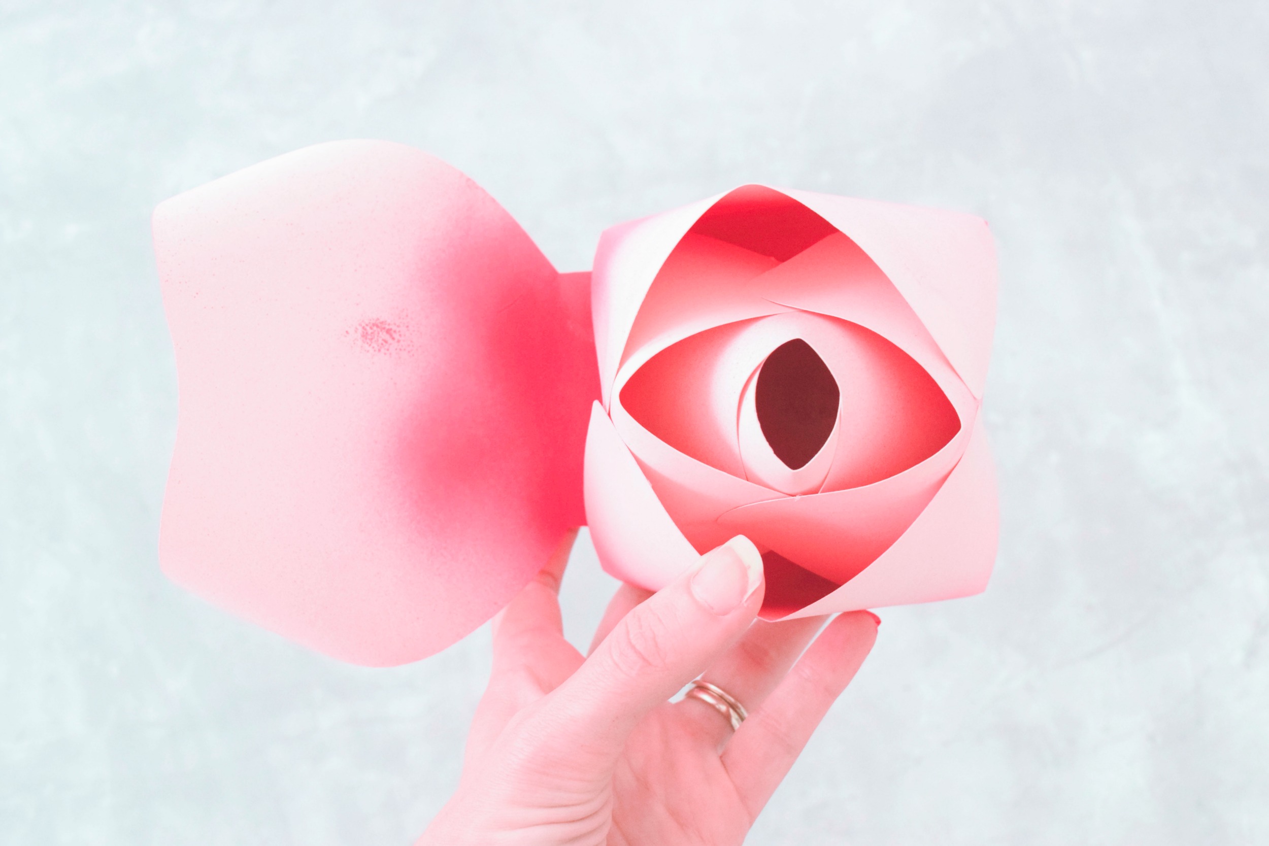 DIY Paper Flower Alora Garden Rose